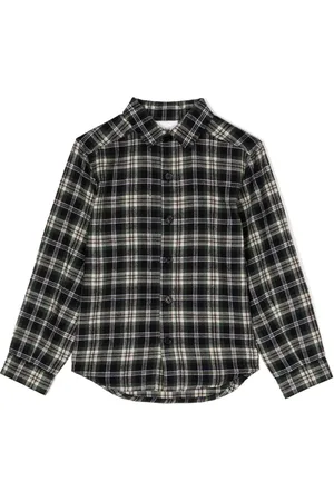 Rachel Riley Check-pattern cotton shirt