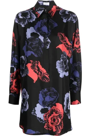 Salvatore Ferragamo Floral-print long-sleeve shirt