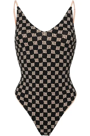 MISBHV Monogram-pattern swimsuit