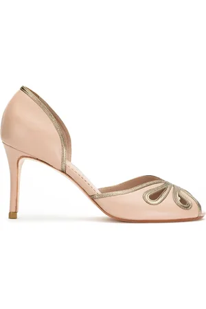 Sarah Chofakian Peep toe pumps