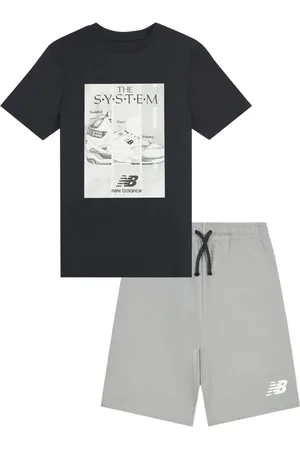 New Balance Logo-print shorts set