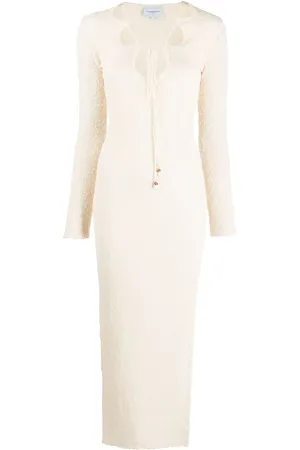 Casablanca Cut-out bouclé dress