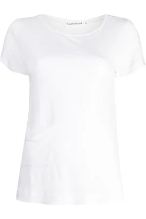 TRANSIT Pocket-detail linen T-shirt
