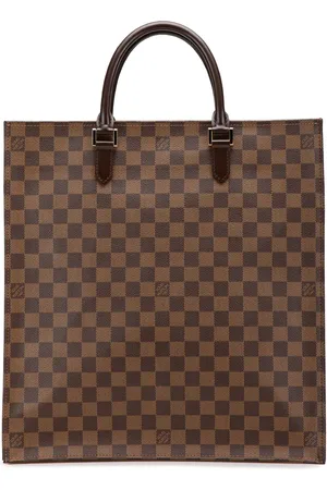LOUIS VUITTON 2004 Damier Ebene Sac Plat tote bag