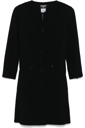 CHANEL 1997s wool midi dress