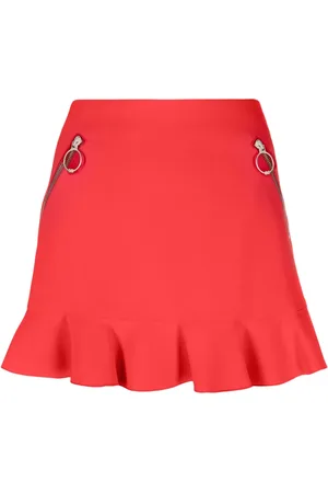 Dsquared2 Zip-detail ruffled mini skirt