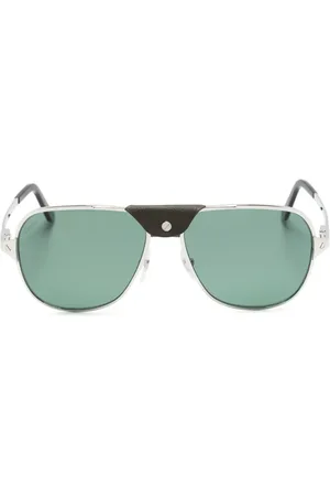 Cartier Santos de Cartier pilot-frame sunglasses