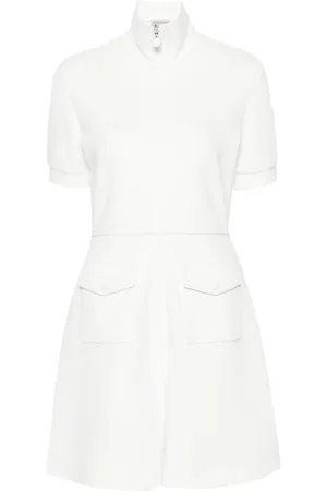 Moncler Logo-patch piqu?? mini dress