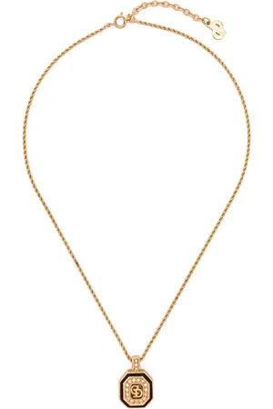 Dior 1990s CD logo-pendant necklace