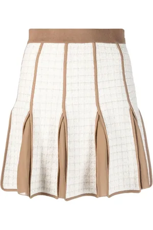 Elisabetta Franchi High-waisted pleated skirt