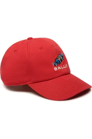 Bally Candy-embroidered cotton cap