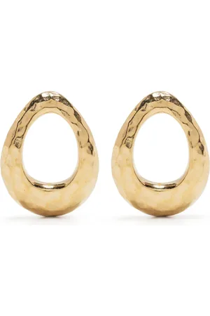 Dower and Hall Large Entwined Oval earrings