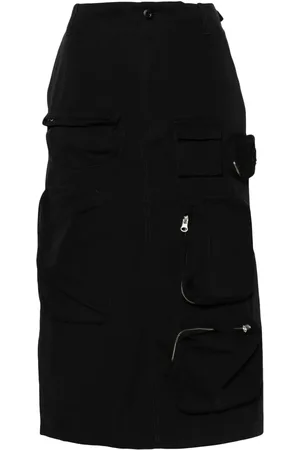 Maison Margiela Single stitch-logo cargo skirt