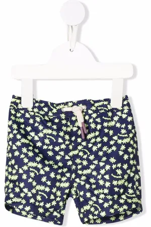 BONPOINT Patterned drawstring swim shorts