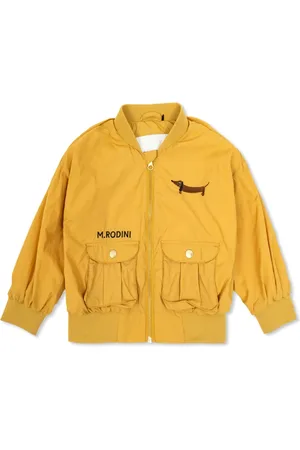 Mini Rodini Logo-embroidered jacket