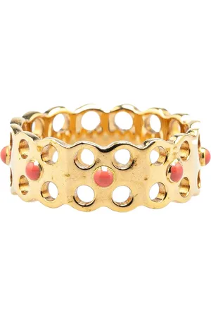 LOUIS VUITTON 2011 Plated Hide and Seek Ring costume ring