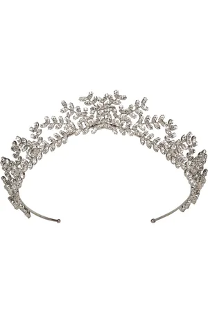 Jennifer Behr Mignonette crystal-embellished tiara