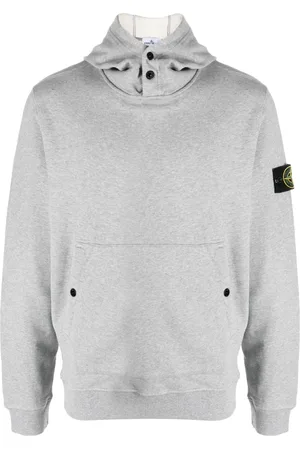 Stone Island Compass-motif cotton hoodie