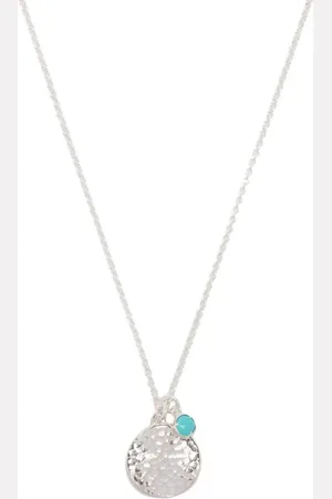 Dower and Hall Turquoise-embellished pendant necklace