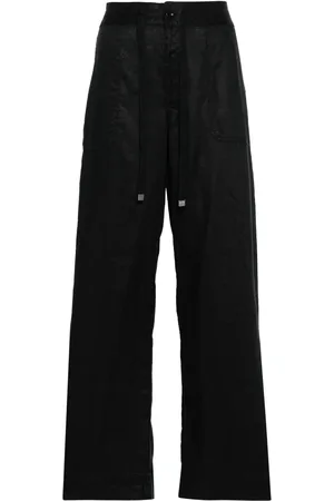 Ralph Lauren Drawstring-waist linen trousers