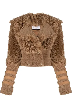 Philipp Plein Gothic Plein shearling jacket