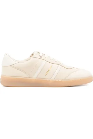 Salvatore Ferragamo Logo-stamp sneakers