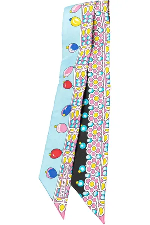Hermès 20th Century Parures Des Maharajas Silk Twilly Scarf scarves