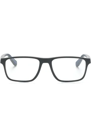 Emporio Armani Logo-plaque rectangle-frame glasses