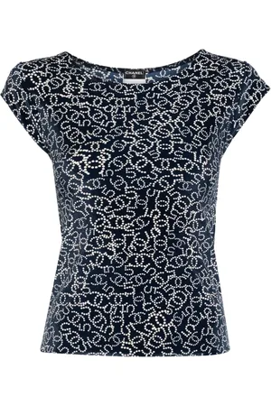CHANEL 2006 CC-print T-shirt