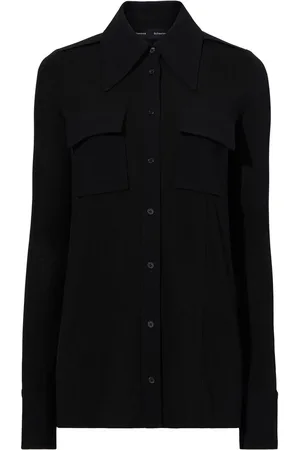 Proenza Schouler Pointed-collar button-up shirt