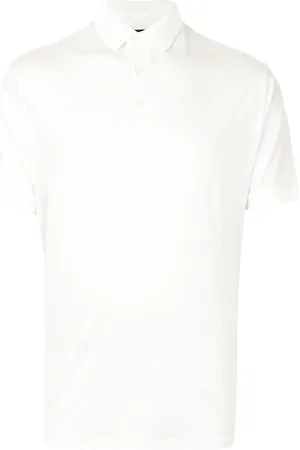 Emporio Armani Side logo print polo shirt