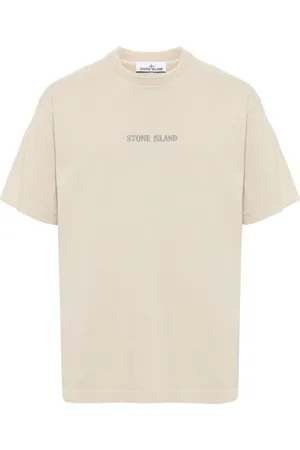 Stone Island Logo-embroidered cotton T-shirt