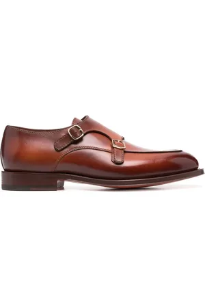 santoni Monk strap loafers