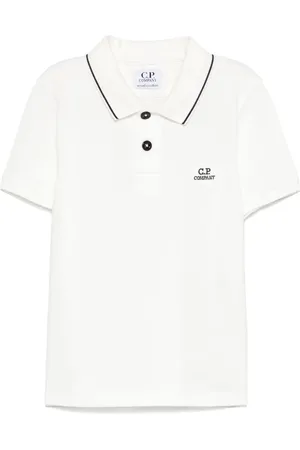 C.P. Company Piqué-weave polo shirt