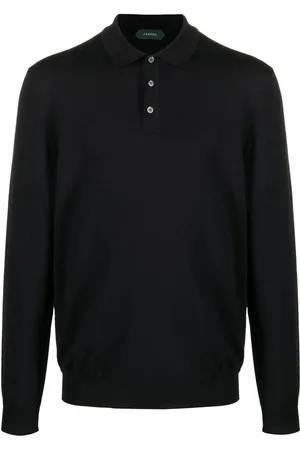 ZANONE Virgin wool blend polo shirt