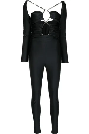Dundas Ruched bodice chain jumpsuit