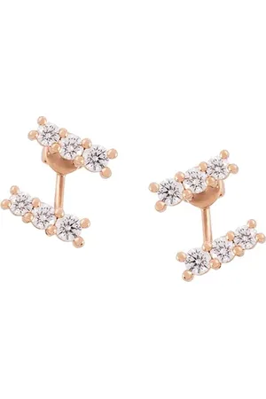 ALINKA 18kt rose gold LARA diamond earrings