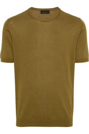Roberto Collina Ribbed shortsleeved jumper