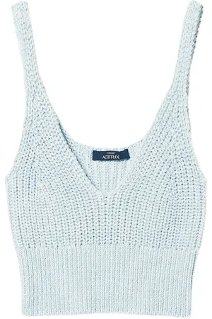 Twin-Set Knitted crop top