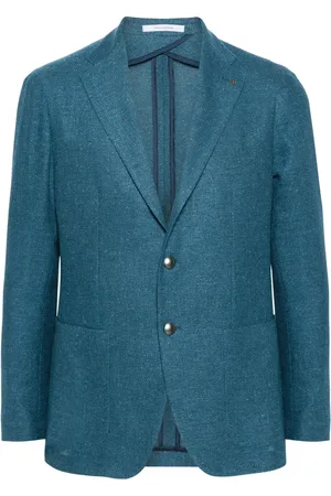 TAGLIATORE Knitted single-breasted blazer