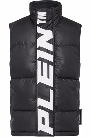 Philipp Plein Padded high-neck logo gilet