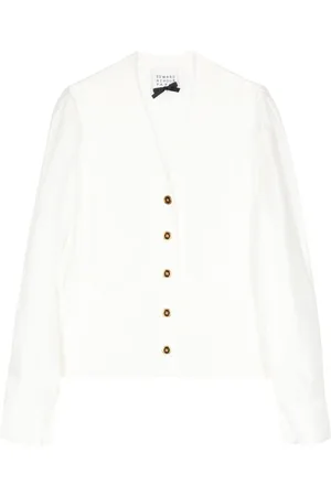 Edward Achour Paris V-neck button-up cardigan