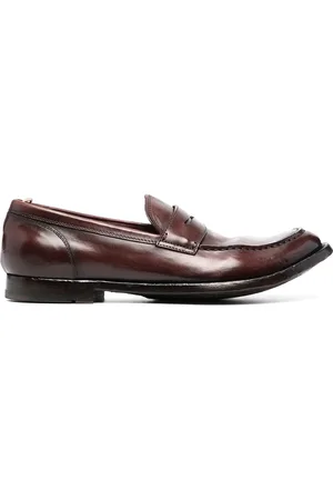 Officine creative Classic polished slip-on loafers