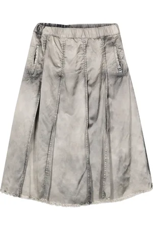 Maison Mihara Yasuhiro Pleated denim skirt