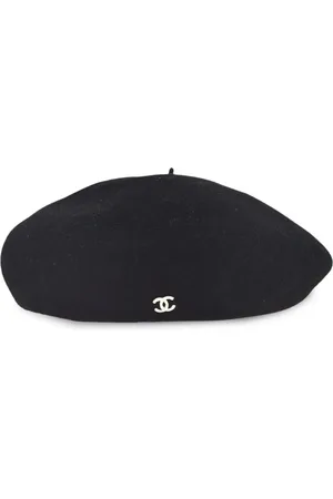CHANEL 1998 CC wool beret