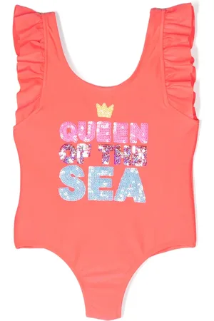 Billieblush Sequin-embellished swimsuit