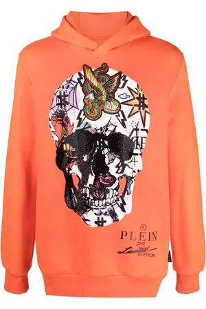 Philipp Plein Graphic-print long-sleeve hoodie