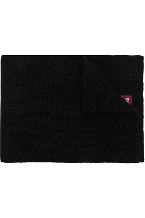 Parajumpers Logo-patch knitted scarf