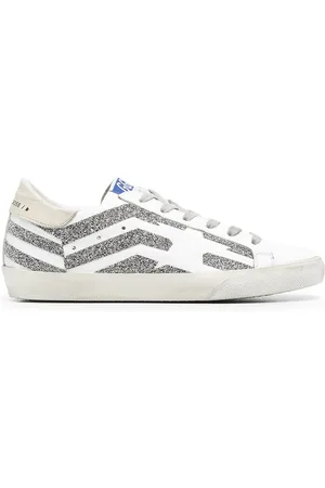 Golden Goose Super-Star flag-motif low-top sneakers