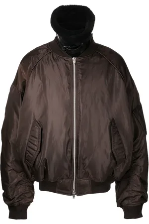 JUUN.J Shearling-collar padded bomber jacket